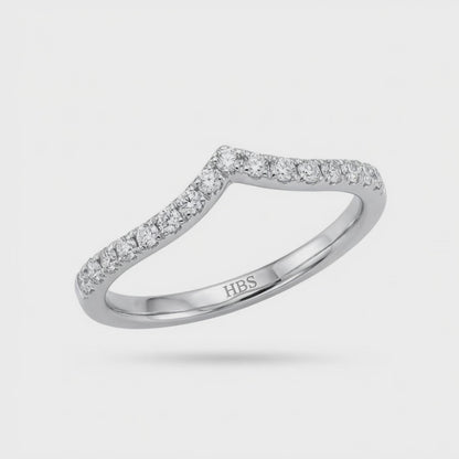 Fifth Ave Chevron Curved Band