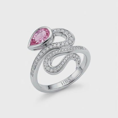 SoHo Serpent Pear Ring
