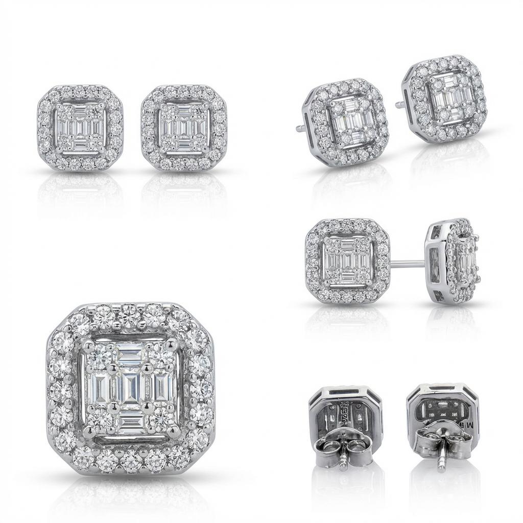 SoHo Baguette Halo Set