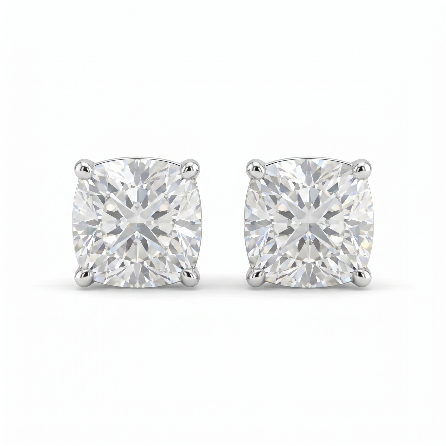 New York Solitaire Stud Earrings