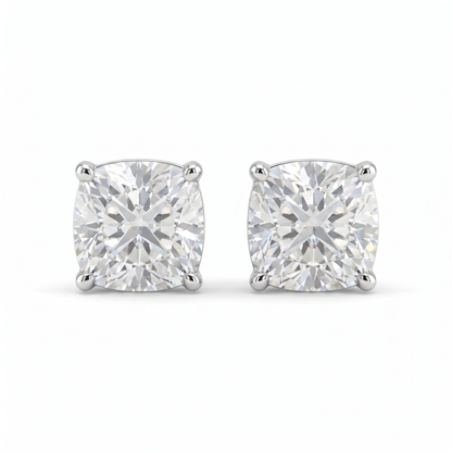 New York Solitaire Stud Earrings