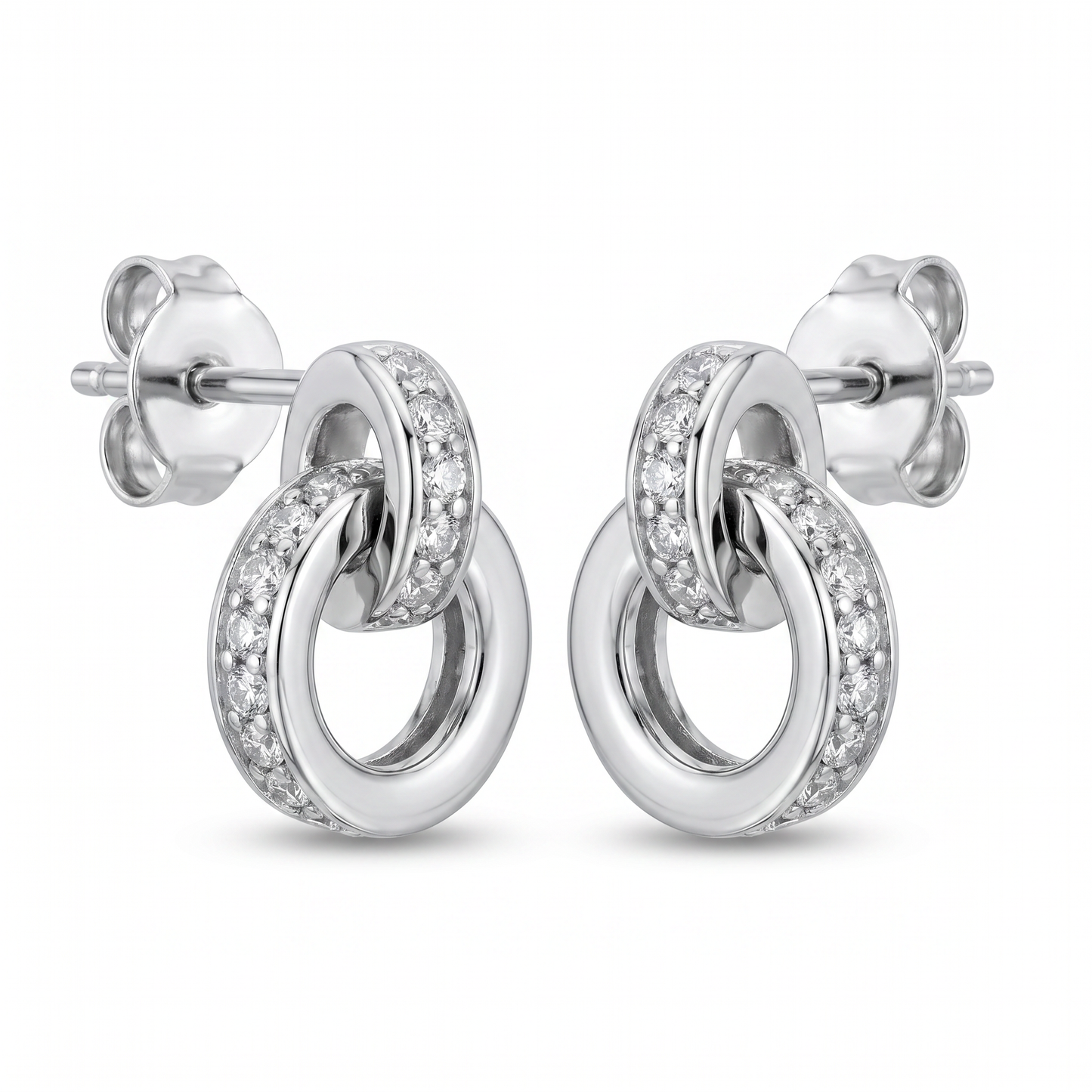 SoHo Link Pavé Set - Earrings