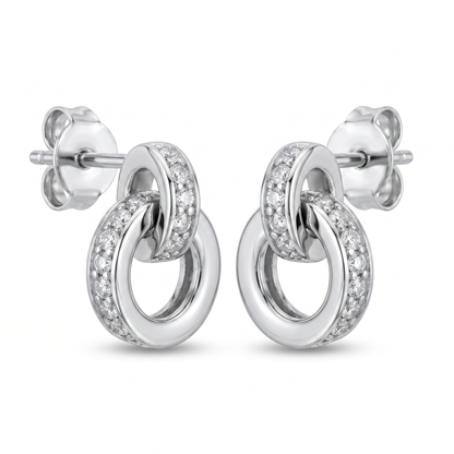 SoHo Link Pavé Set - Earrings
