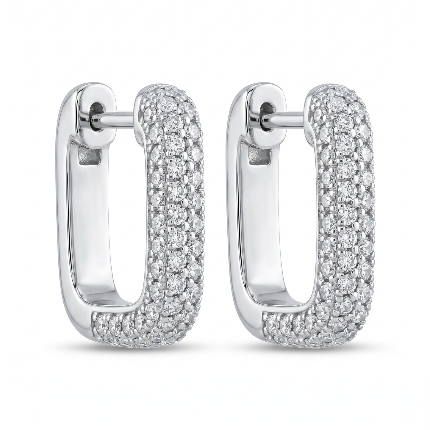 Fifth Avenue Pavé Hoop Earrings