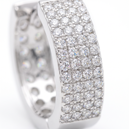 Tribeca Pavé Hoop Earrings