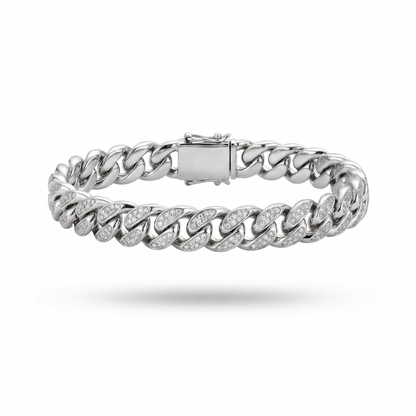 New York Cuban Pavé Bracelet