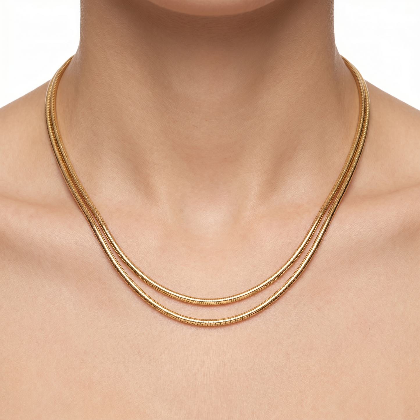 Fifth Avenue Slim Omega Chain – Gold