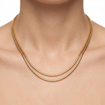 Fifth Avenue Slim Omega Chain – Gold