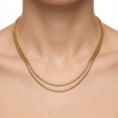 Fifth Avenue Slim Omega Chain – Gold