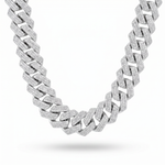 SoHo Ice Cuban – Pavé Moissanite Necklace