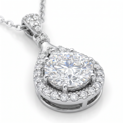Fifth Avenue Halo Drop Pendant