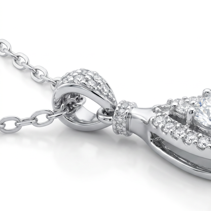 Fifth Avenue Halo Drop Pendant