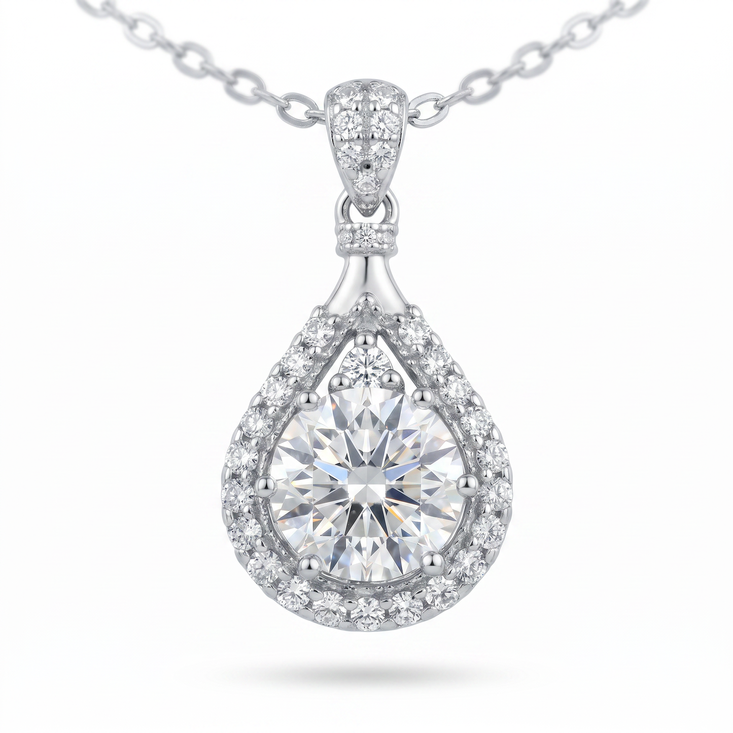 Fifth Avenue Halo Drop Pendant
