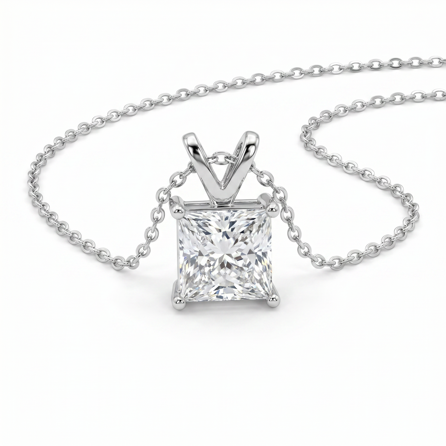 SoHo Princess Cut Pendant