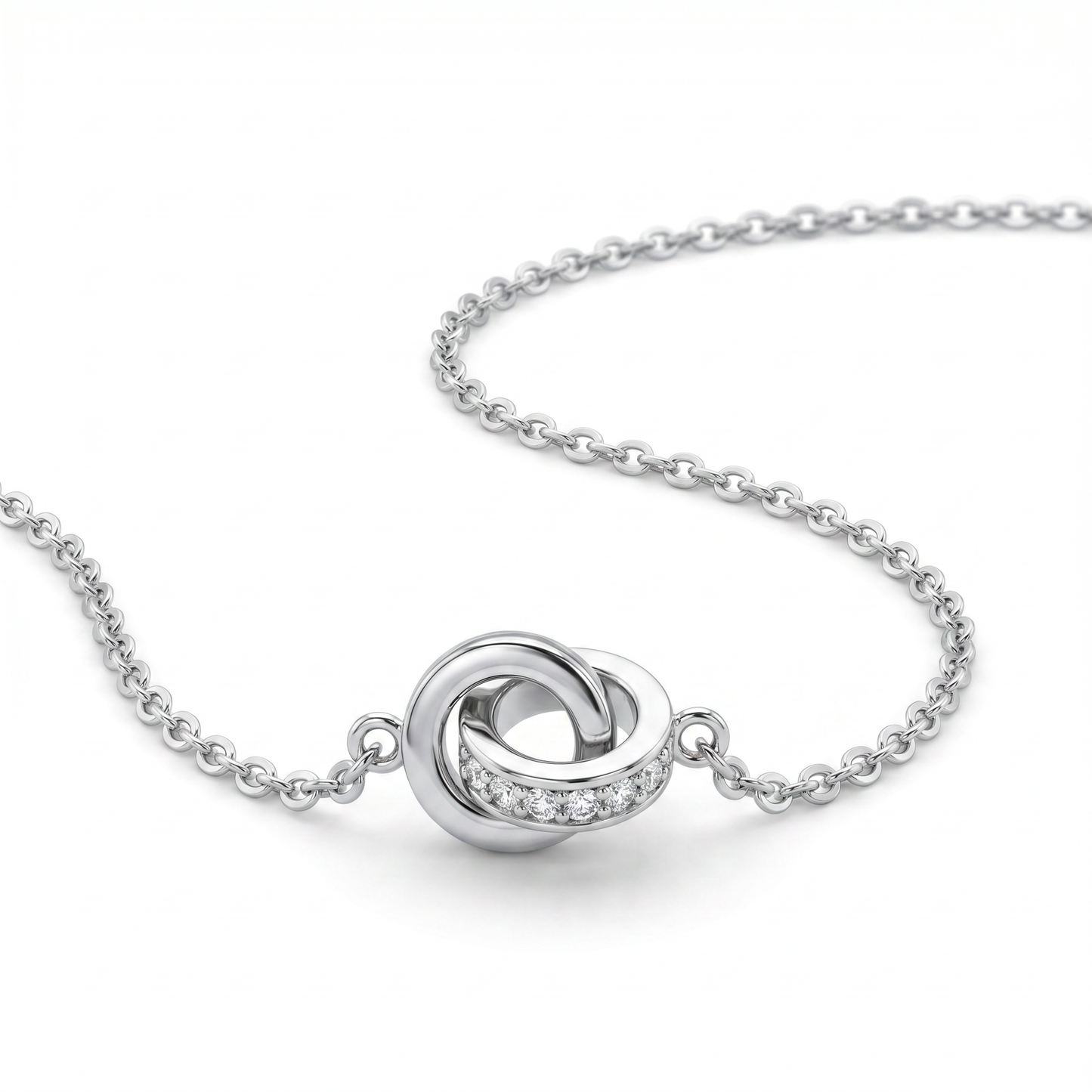 SoHo Link Pavé Set - Pendant Necklace