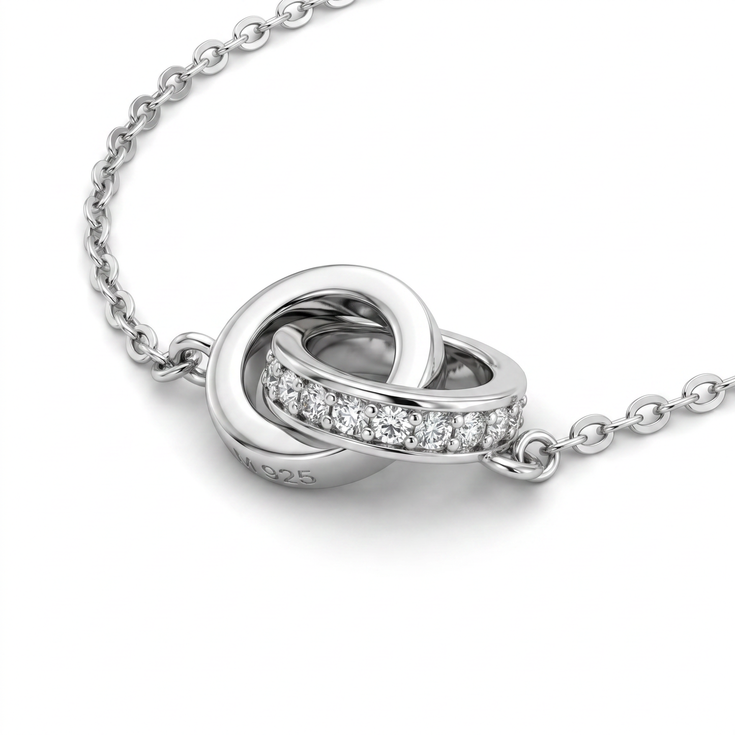 SoHo Link Pavé Set - Pendant Necklace