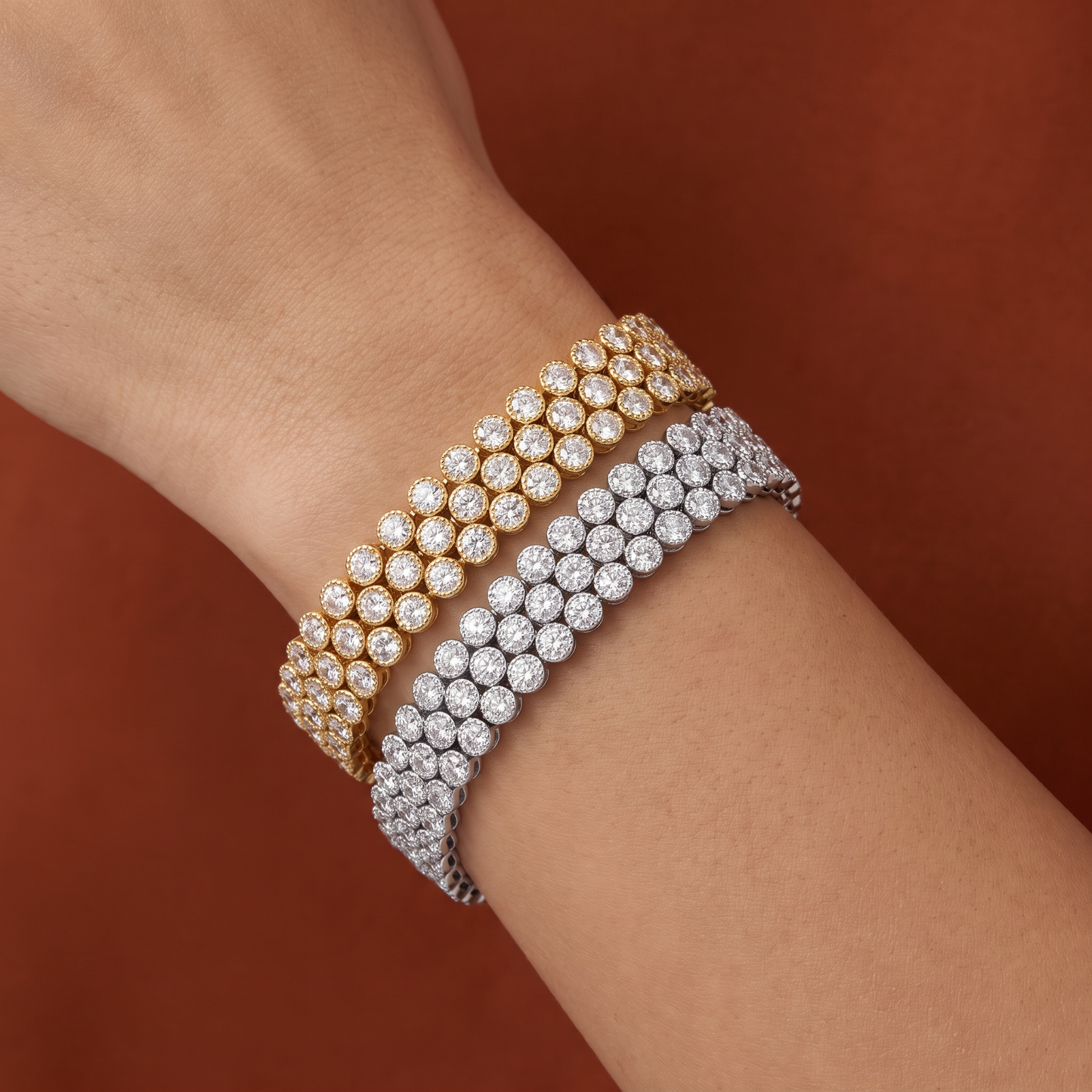 Madison Luxe Multi-Row Tennis Bracelet