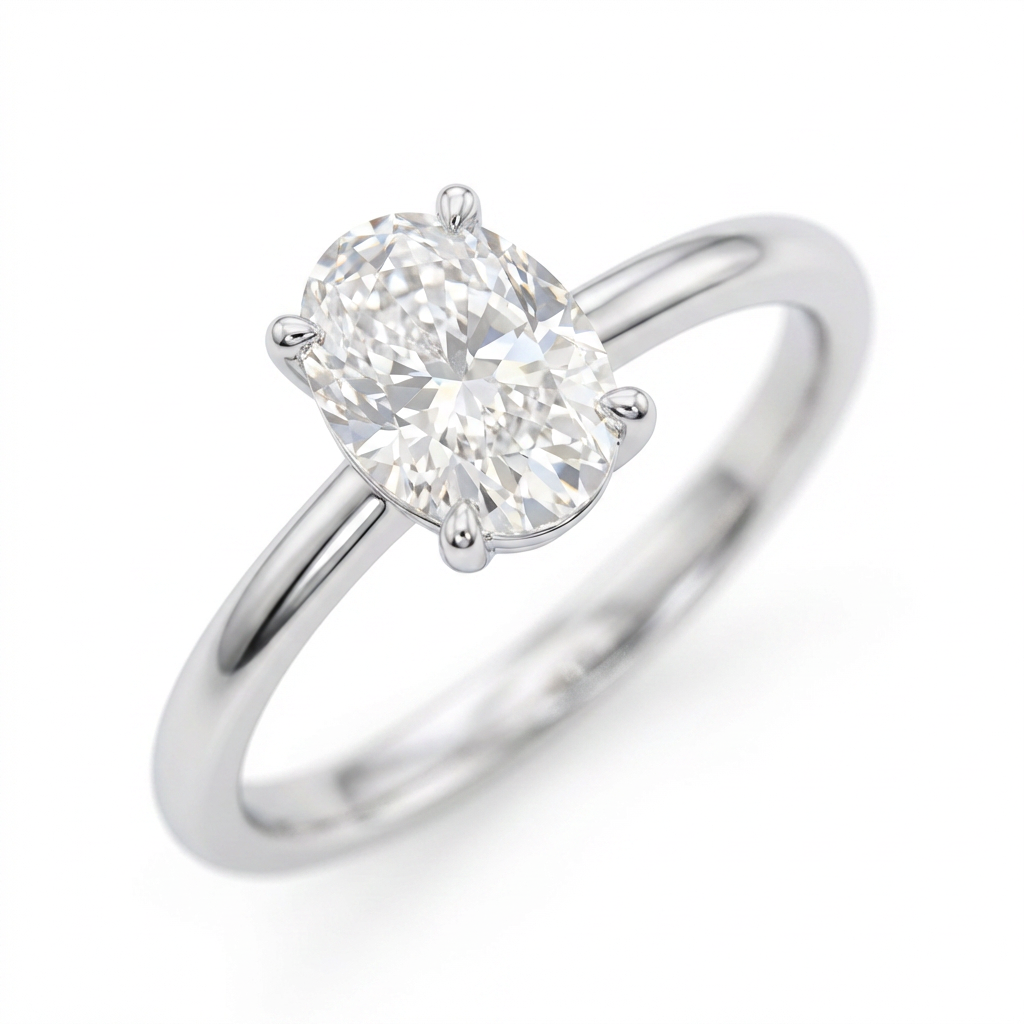 SoHo Oval Solitaire Ring