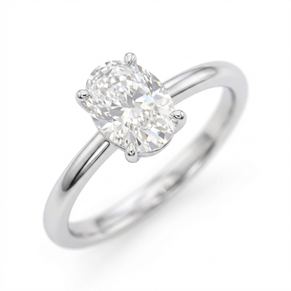 SoHo Oval Solitaire Ring