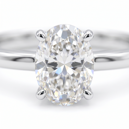 SoHo Oval Solitaire Ring