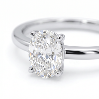 SoHo Oval Solitaire Ring