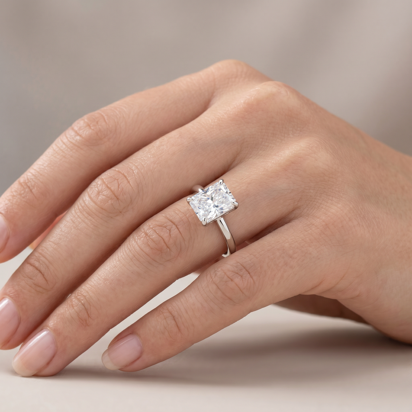 SoHo Radiant Solitaire Ring