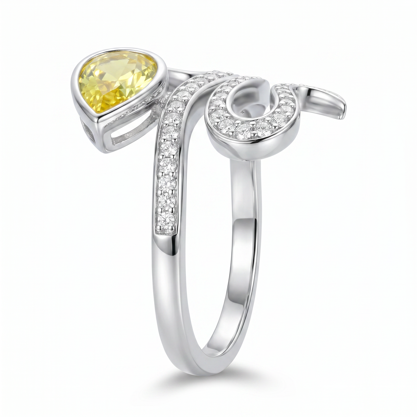 SoHo Serpent Pear Ring