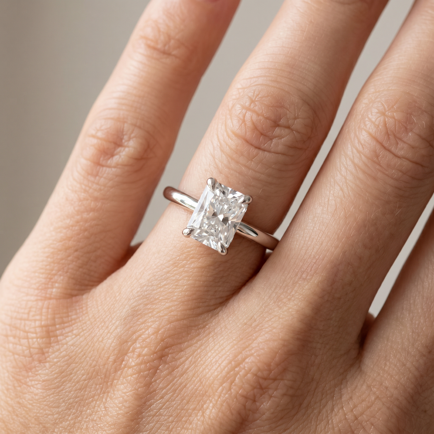 SoHo Radiant Solitaire Ring