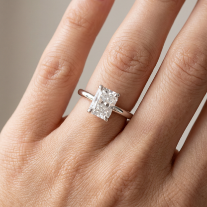 SoHo Radiant Solitaire Ring