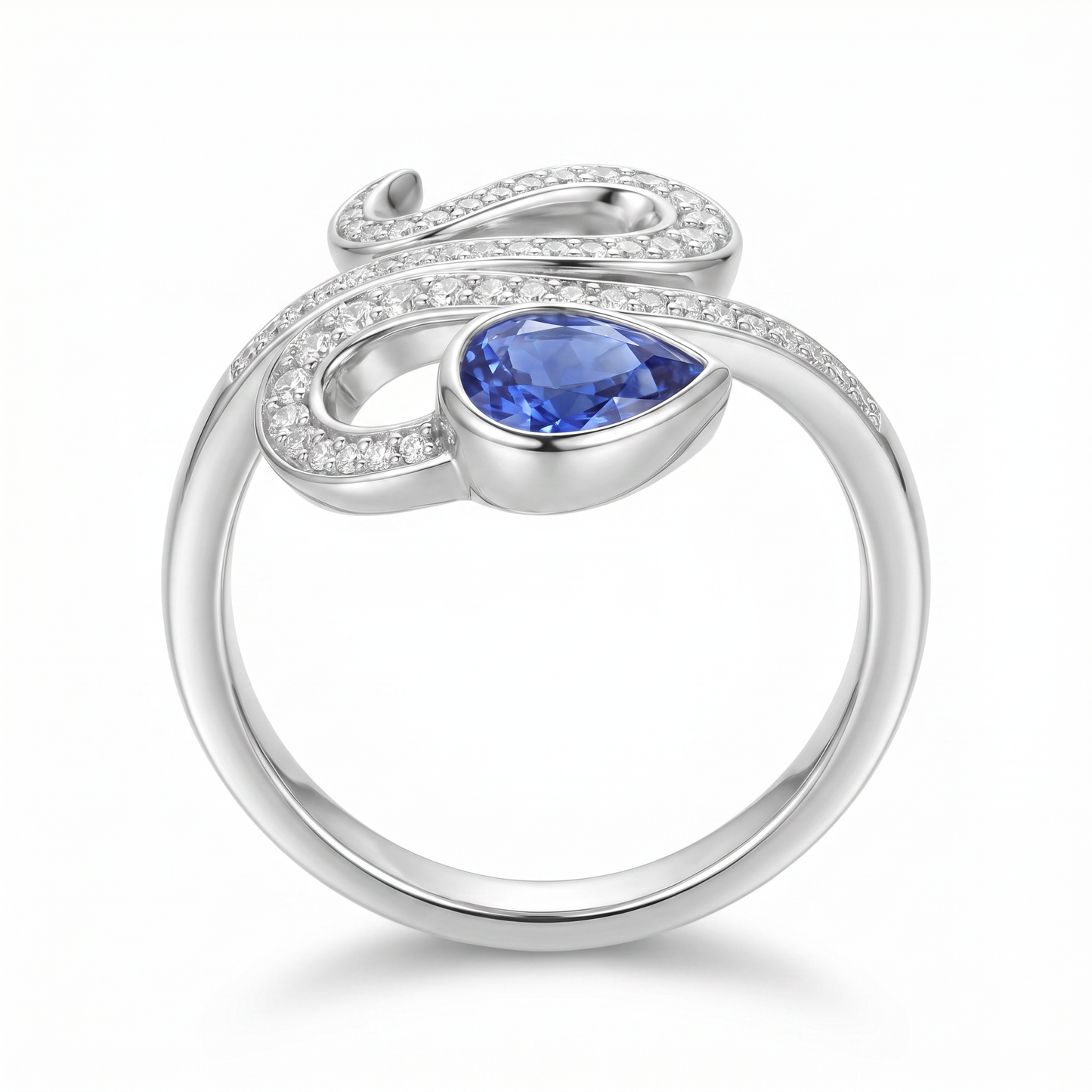 SoHo Serpent Pear Ring