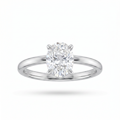 SoHo Oval Solitaire Ring