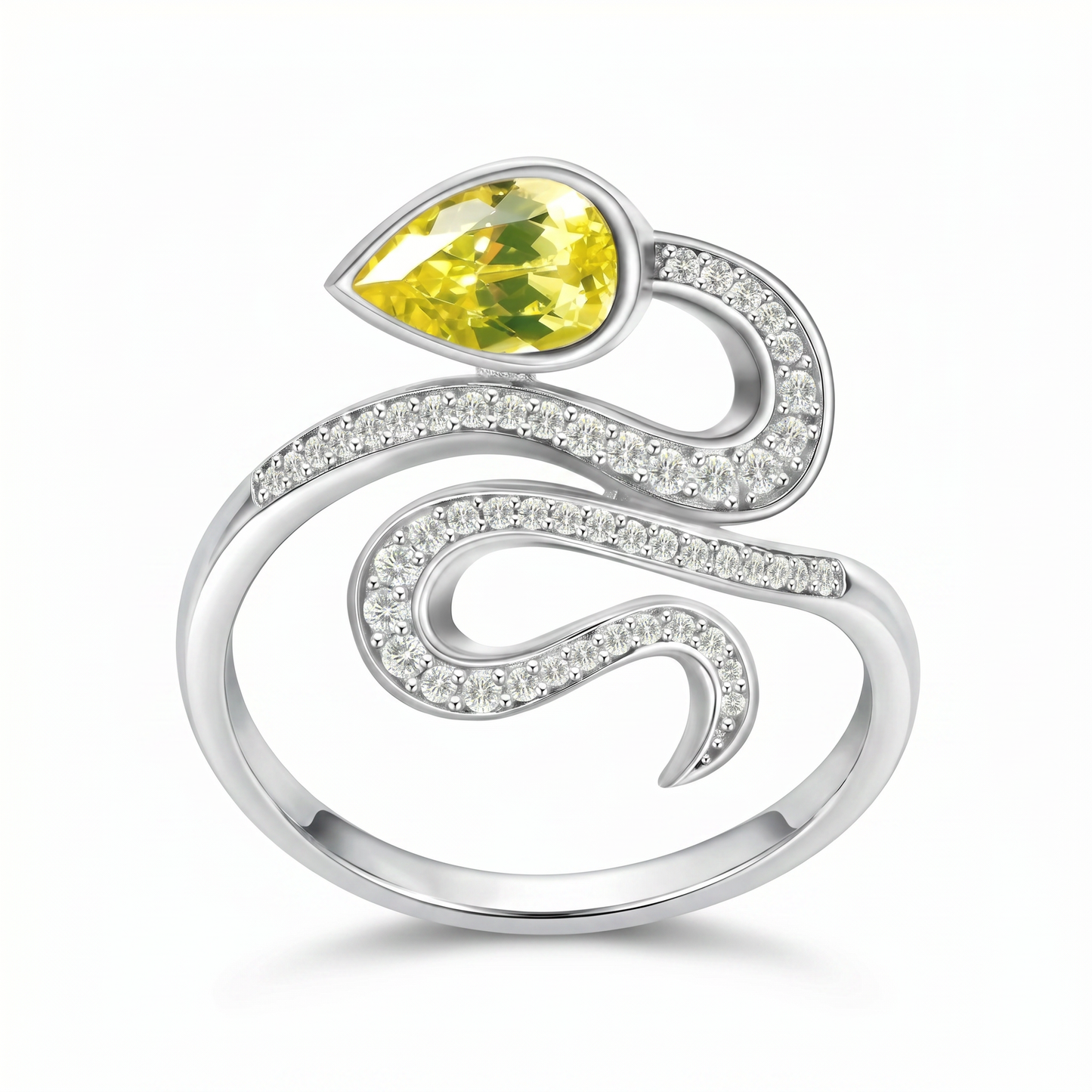 SoHo Serpent Pear Ring