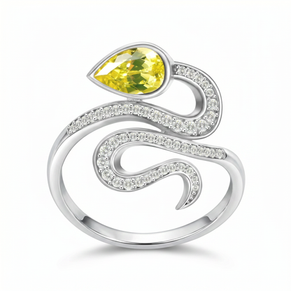 SoHo Serpent Pear Ring