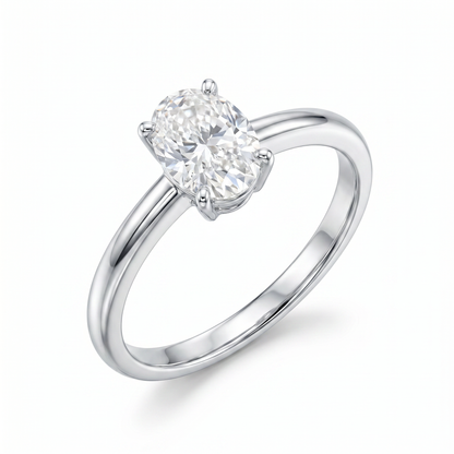 SoHo Oval Solitaire Ring