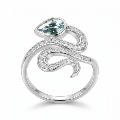 SoHo Serpent Pear Ring