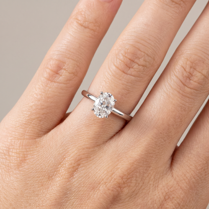 SoHo Oval Solitaire Ring