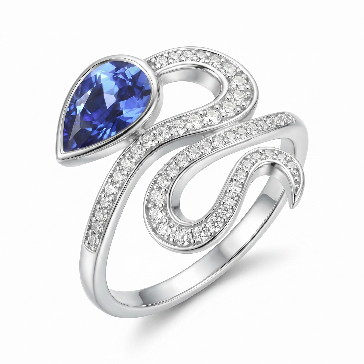 SoHo Serpent Pear Ring