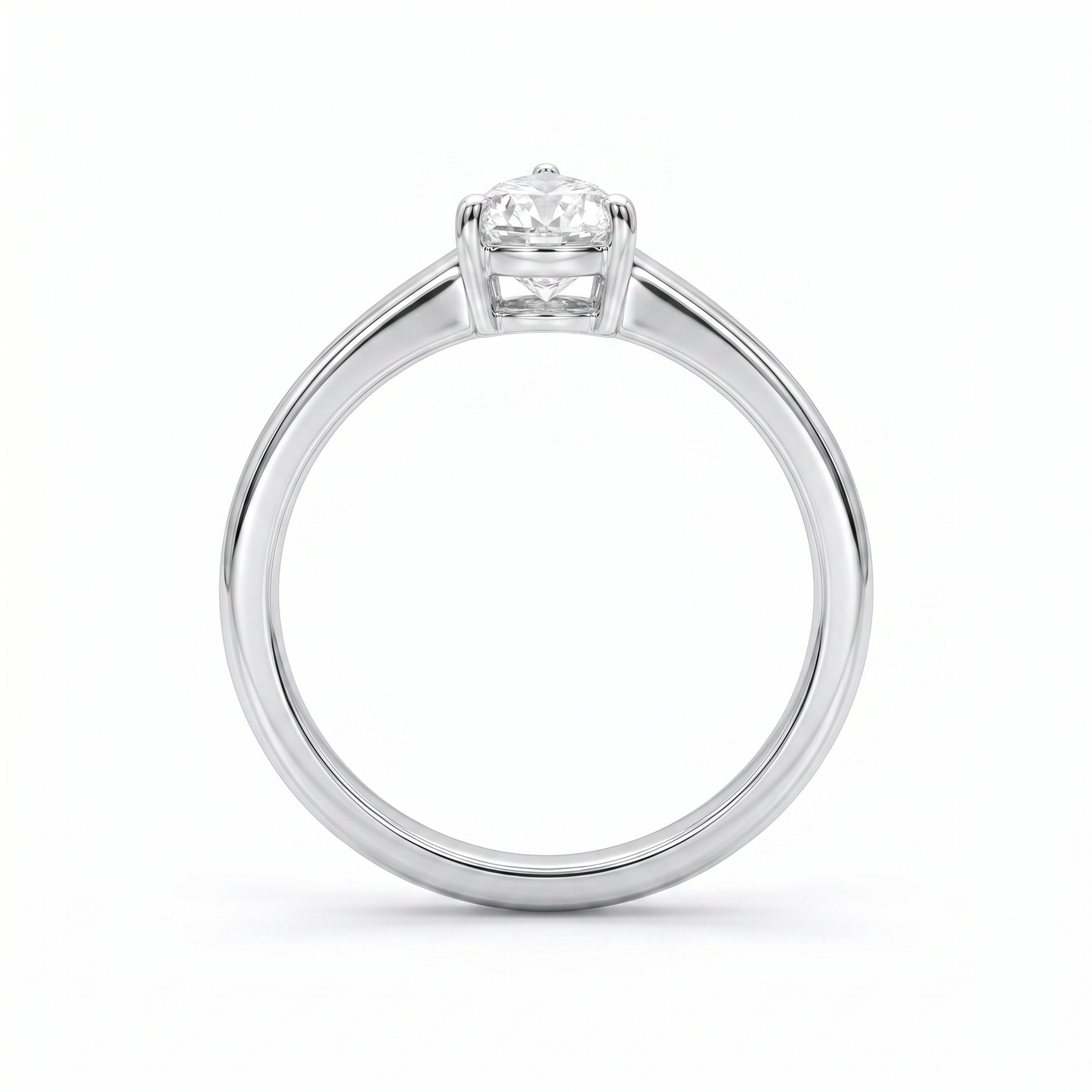 SoHo Pear Solitaire Ring