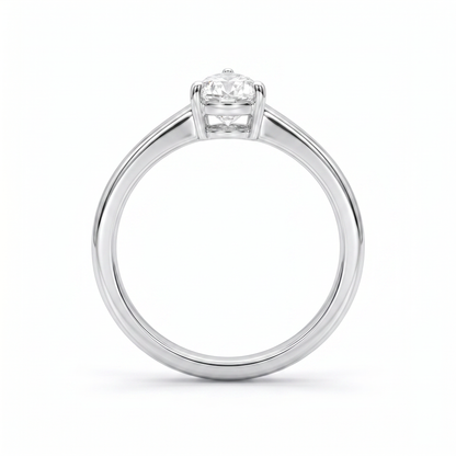 SoHo Pear Solitaire Ring