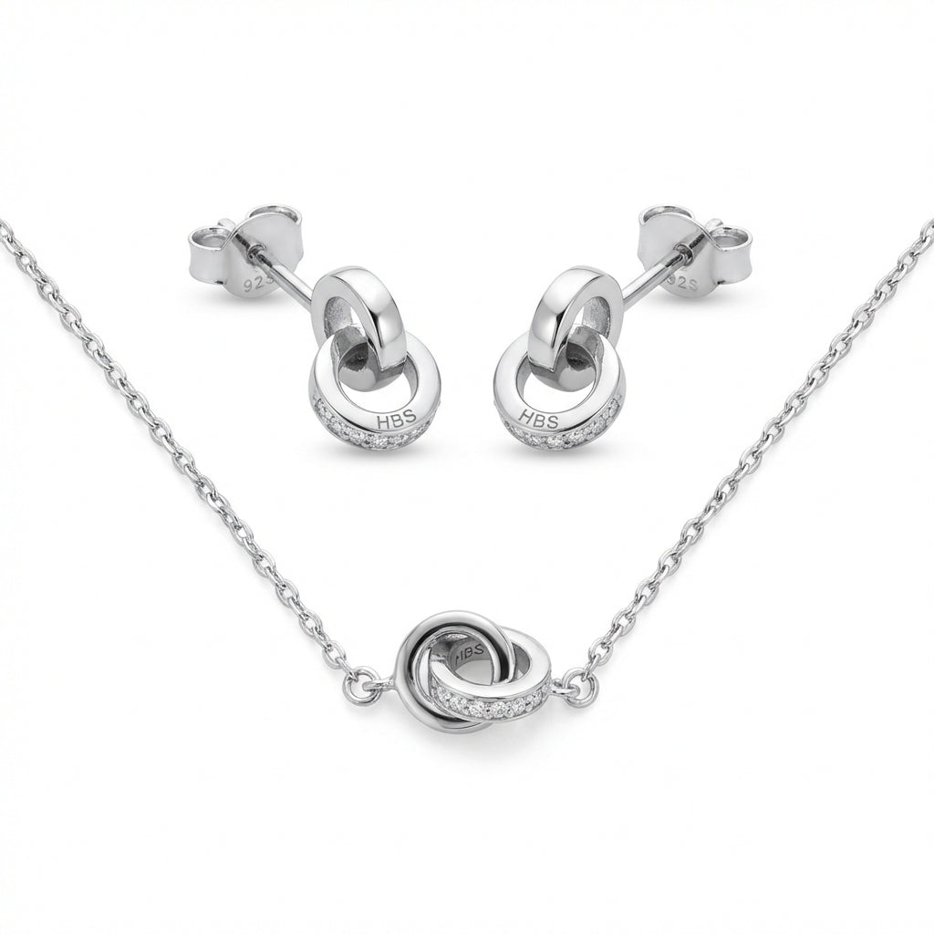 SoHo Link Pavé Set - Earrings