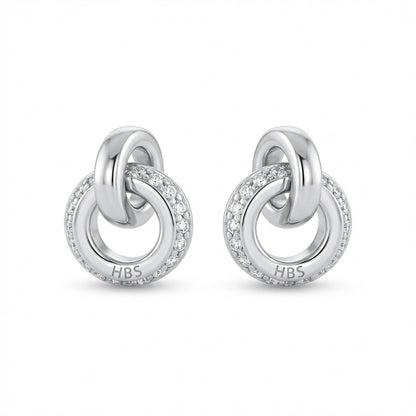SoHo Link Pavé Set - Earrings