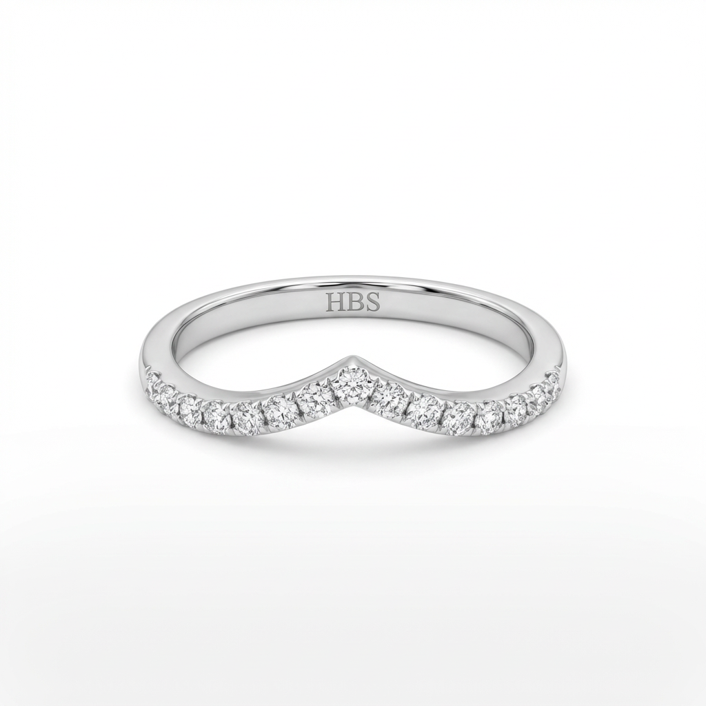 Fifth Ave Chevron Curved Band