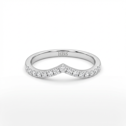 Fifth Ave Chevron Curved Band