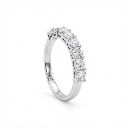 Fifth Ave Round Eternity Band