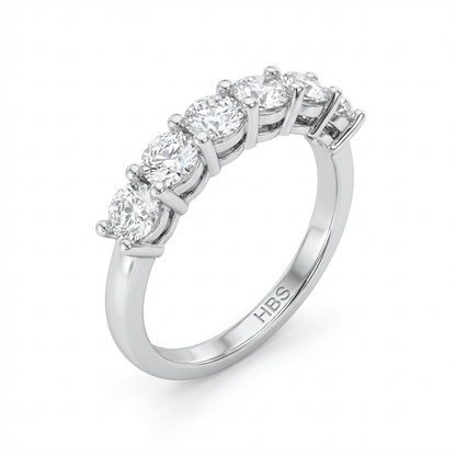 Fifth Ave Round Eternity Band