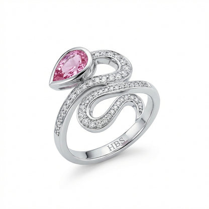 SoHo Serpent Pear Ring
