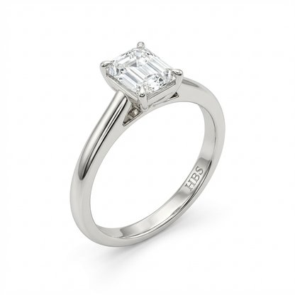 SoHo Emerald Solitaire Ring