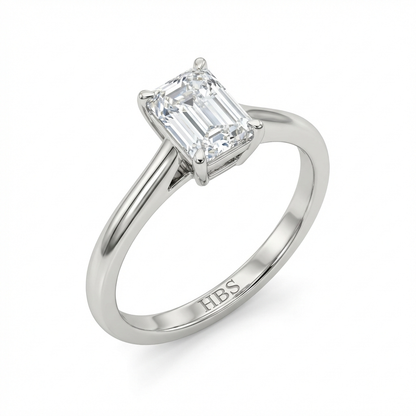 SoHo Emerald Solitaire Ring