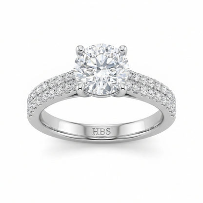 SoHo Pavé Statement Engagement Ring