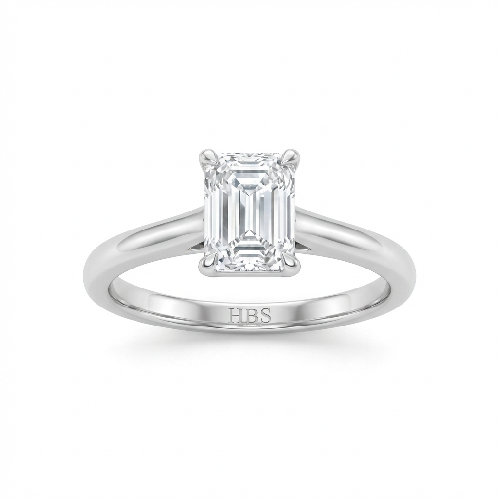 SoHo Emerald Solitaire Ring